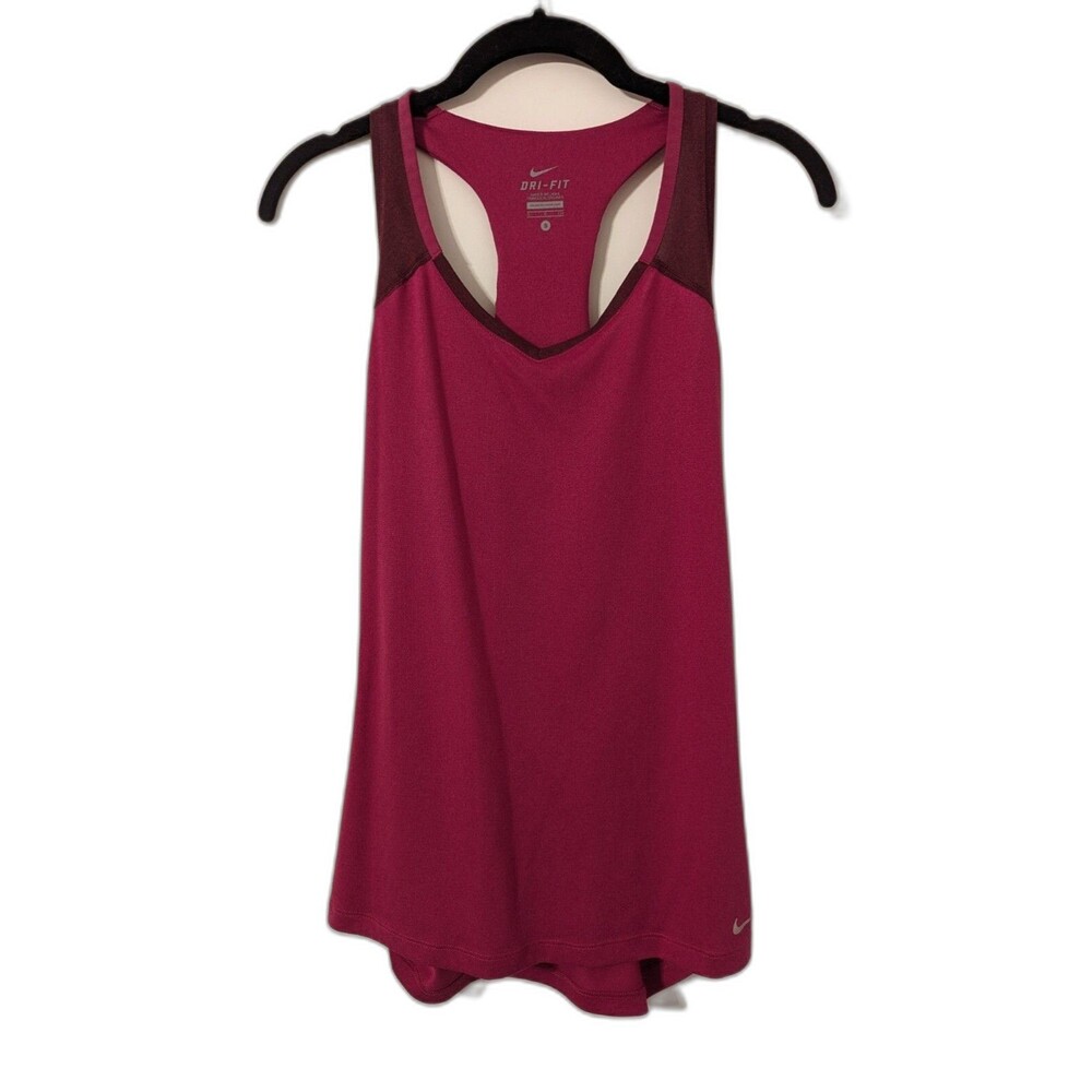 Nike Pro Size Small Magenta Racer Back Sleeveless Running Tank